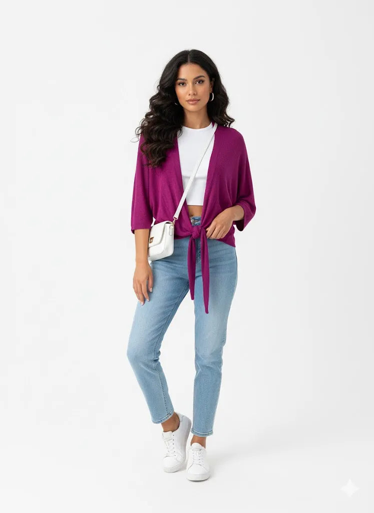 Cardigan Magenta